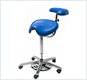 HAN9580 Medi Saddle Stool with Arm/ Torso support & Pneumatic Foot Control
